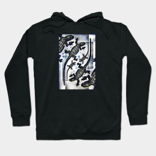 Blue Lizards Hoodie